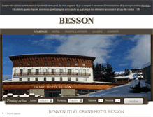 Tablet Screenshot of grandhotelbesson.it